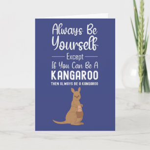 Cute Kangaroo Cards Funny Animal Humour Wildlife