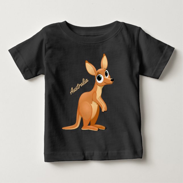 Cute Kangaroo custom text shirts & jackets (Front)