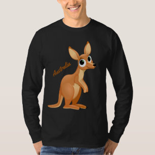 Cute Kangaroo custom text shirts & jackets