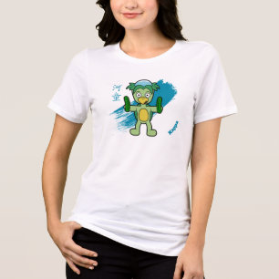 Cute Kappa Yokai Monster Tri-Blend Shirt