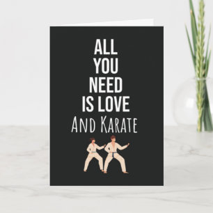 Cute Karate Cards Martial Arts For Kids Sports