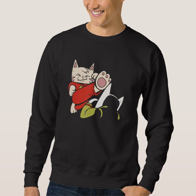 Cute Karate Cats Sweatshirt (Front)