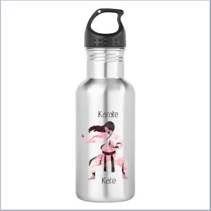 Cute Karate Girl Martial Arts 532 Ml Water Bottle