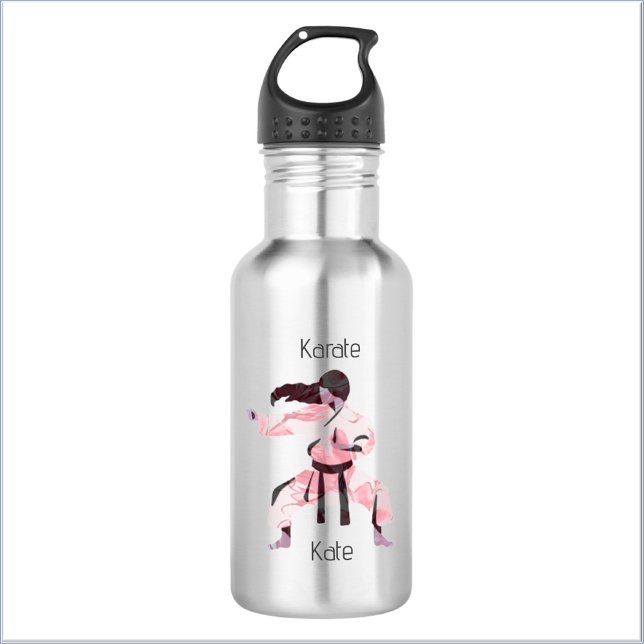 Cute Karate Girl Martial Arts  532 Ml Water Bottle (Bookmark my store!
https://www.zazzle.com/store/capricepetit/products)