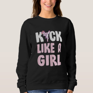 Cute Karate Unicorn Kick Like A Unicorn Sweatshirt