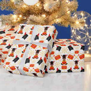Cute Kasky Christmas Reindeer Festive Holiday Deer Wrapping Paper