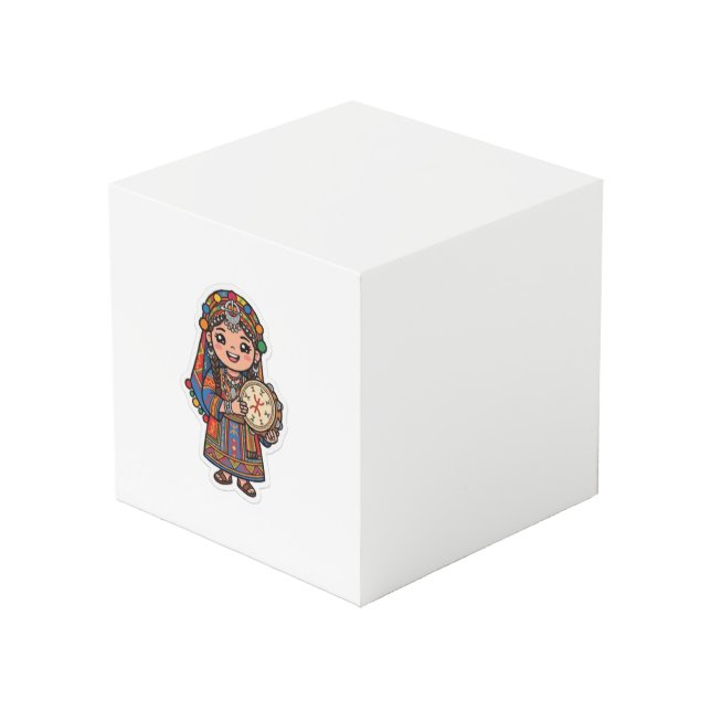  Cute Kawaii Amazigh Ber Cube (Front Angled)