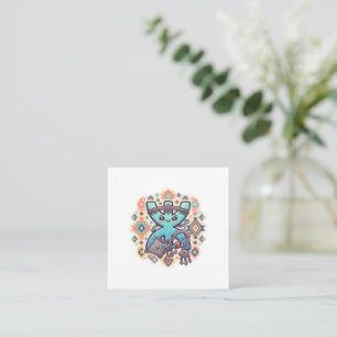 Cute Kawaii Amazigh Yaz Symbol Berber Sticker Square Business Card
