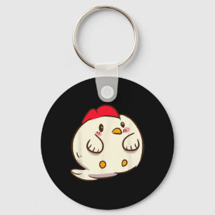 Cute Kawaii Anime - Chicken Chickens - Kawaii Japa Key Ring