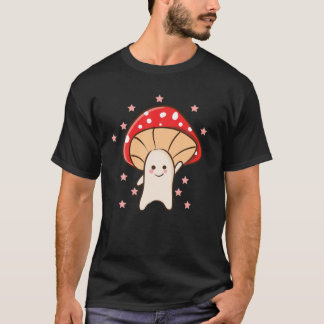 Cute Kawaii Anime - Cute Mushroom - Aesthetic Japa T-Shirt
