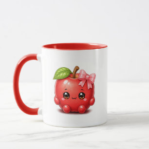 Cute Kawaii Apple Mug