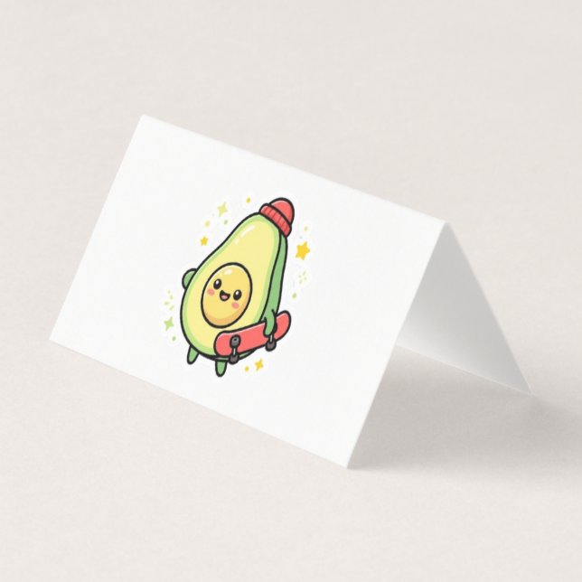  Cute Kawaii Avocado Baby Magnet. (Front)