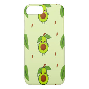 Cute kawaii avocado iPhone 8/7 case