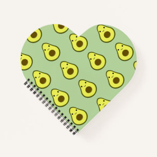 Cute Kawaii Avocado Notebook