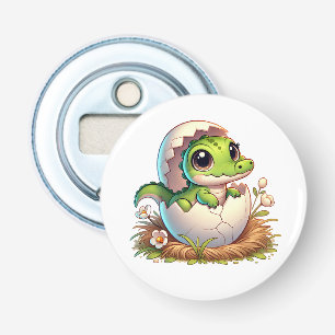 Cute Kawaii Baby Alligator Hatching Baby Shower  Bottle Opener
