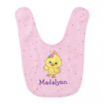 Cute Kawaii Baby Chick Personalised Pink