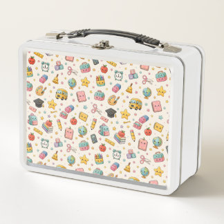 Cute Kawaii Back to School Lunch Box