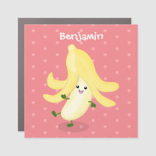 Cute kawaii banana cartoon car magnet