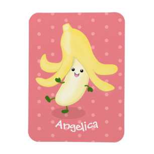 Cute kawaii banana cartoon magnet