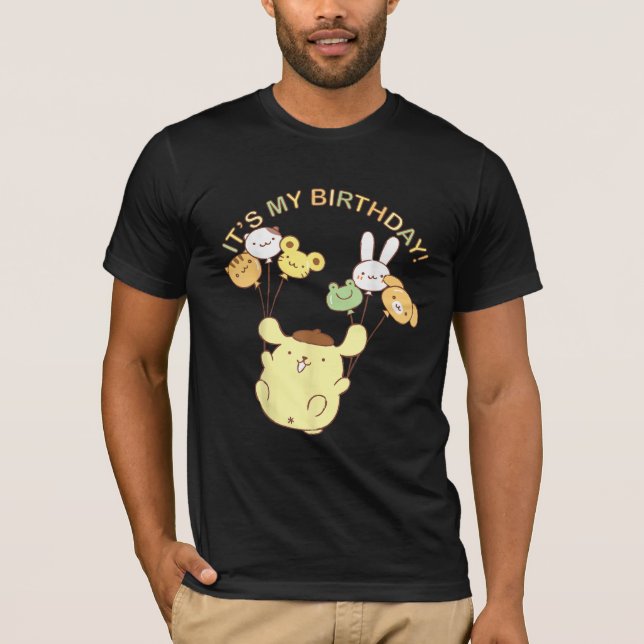 Cute Kawaii Birthday Shirt | Animal Balloon Tee (Front)
