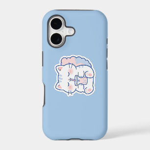 Cute Kawaii Boba Cat Bubble Tea iPhone Case