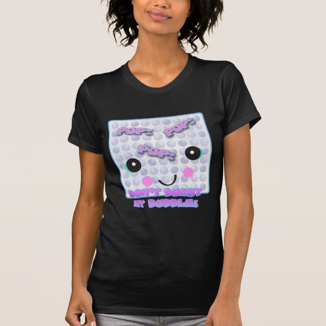 Cute Kawaii Bubble Wrap T-Shirt (Front)