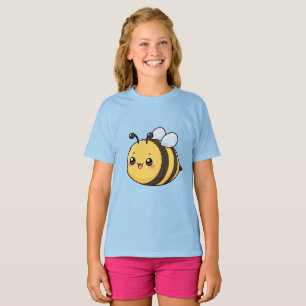 Cute Kawaii Bumble Bee Cartoon T-Shirt