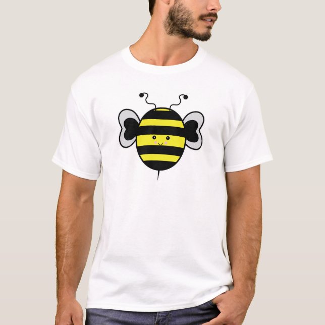 cute kawaii bumble bee T-Shirt (Front)
