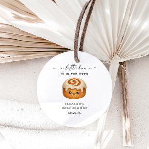 Cute Kawaii Bun in the Oven Baby Shower Favour Classic Round Sticker