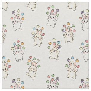 Cute Kawaii Bunny Fabric