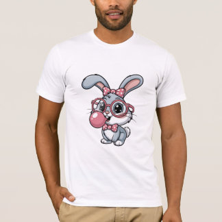 Cute Kawaii Bunny with Glasses T-Shirt