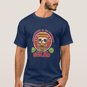 Cute Kawaii Burger Salad T-Shirt