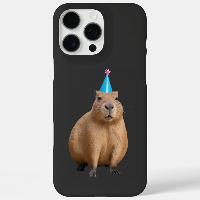 Cute Kawaii Capybara Aesthetic Illustration Case-Mate iPhone Case (Back)