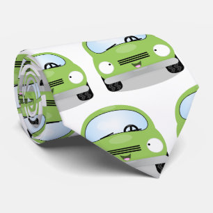 Cute kawaii cars cartoon illustration tie