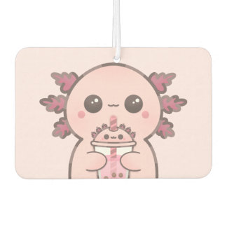 Cute Kawaii Cartoon Axolotl Car Air Freshener