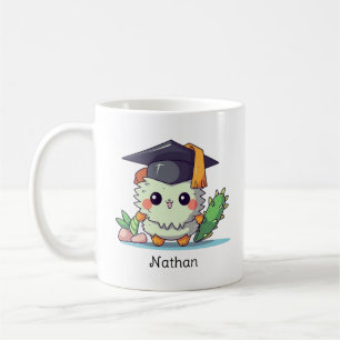 Cute Kawaii Cartoon Personalised Graduation Coffee Mug