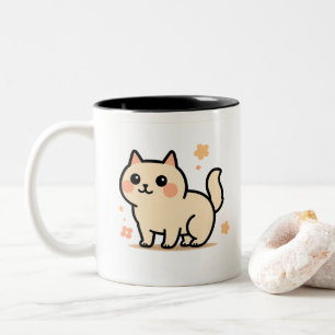 Cute Kawaii Cat Birthday Mug for Kids   Fun Gift 