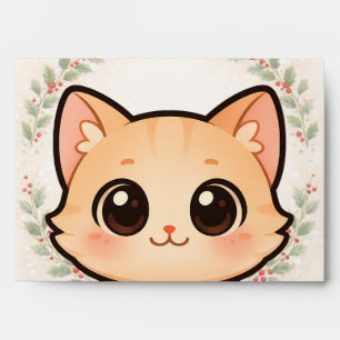 Cute Kawaii Cat Face Envelopes