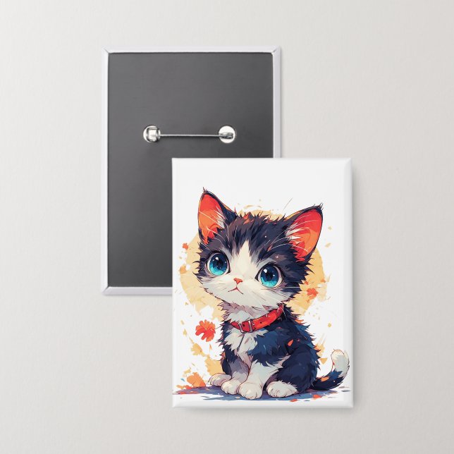 Cute Kawaii Cat for Cat Lovers  (Front/Back)