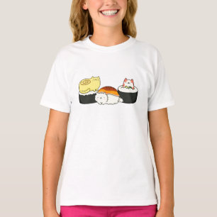 Cute Kawaii Cat-lifornia Sushi Roll T-Shirt