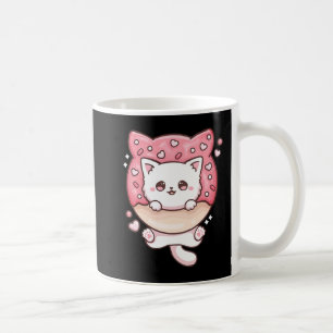 Cute Kawaii Cats Donut Anime Lover Otaku Fun Cats Coffee Mug