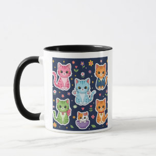Cute Kawaii Cats Neko Funny Kitten Cat Lover Gift Mug