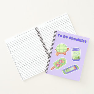 Cute Kawaii Checklist 💗✨ Notebook