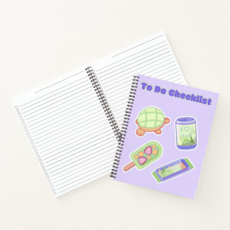 Cute Kawaii Checklist 💗✨ Notebook