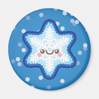 Cute Kawaii Christmas Snowflake Fridge Magnet