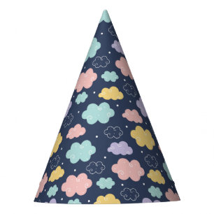 Cute Kawaii Cloud Pattern Paper Hat