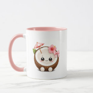 Cute Kawaii Coconut Mug