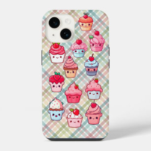 Cute kawaii cupcake food muffin iPhone 14 case