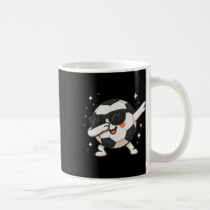 Cute Kawaii Dabbing Soccer Byll Cartoon Funny Illu Coffee Mug