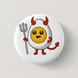 Cute Kawaii Deviled Egg 3 Cm Round Badge